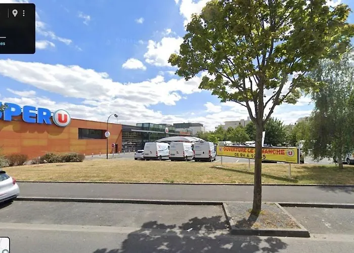 Daire Le Doux Viking, Balcon & Parking Prive Proche Zenith Caen